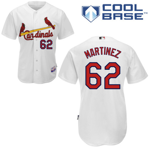 Carlos Martinez #62 Youth Baseball Jersey-St Louis Cardinals Authentic Home White Cool Base MLB Jersey